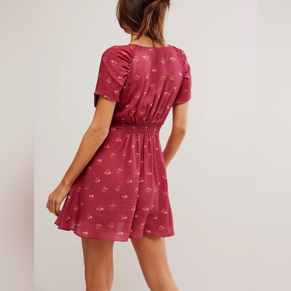 Free People | NWT Floral Mini Dress - Picture 2 of 10